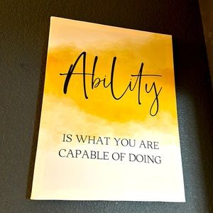 Home Decor. Ability, Motivation, Attitude definitions.